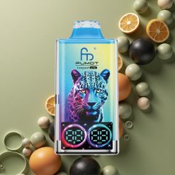 Fumot Leopard 40K Puffs Černý Drahokam Ledový Dual Mesh 5%
