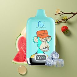 Fumot Tornado Digital Box 12000 Puffs Jahodový Kobliha 20ml Mesh 550mAh