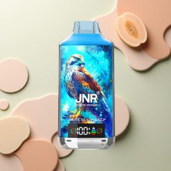 JNR Falcon X 18000 Bílá broskev Razz 24ml Dual Mesh