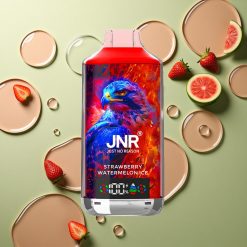 JNR Falcon X 18000 Jahodový Melounový Led s 24ml a Duální Mesh Cívkou