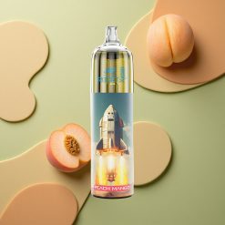 JNR Rocket-X 12400 Broskev Mango s Nastavitelným Průtokem Vzduchu a RGB Osvětlením