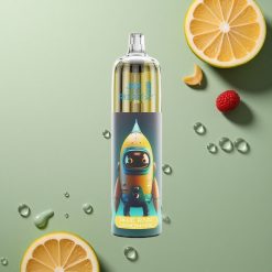 JNR Rocket-X 12400 Modrá Malina Limonáda s Nastavitelným Průtokem Vzduchu a RGB Osvětlením
