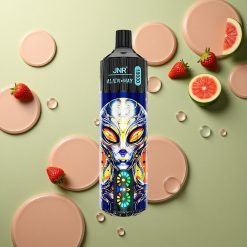 JNR Alien Max 18000 Jahodový Melounový Bubblegum s Duálním Mřížkovým Coilem a Typ-C Nabíjením