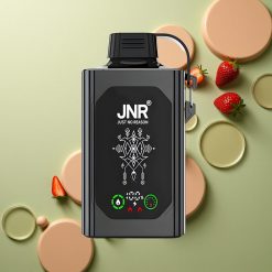 JNR Shisha Hookah Box 20500 Jahodový Led s HD Displejem a Dual Mesh Coilem