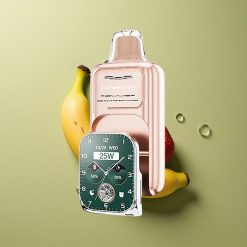 JNR VapeWatch 30000 Jahodový Banánový Dual Mesh Coil 19mL 1000mAh